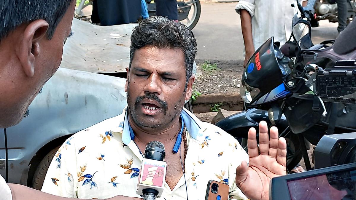 Prashant Patil, brother of Santosh Patil, contractor and BJP leader from Belagavi district who was found dead in a lodge in Udupi on April 12, 2022. 