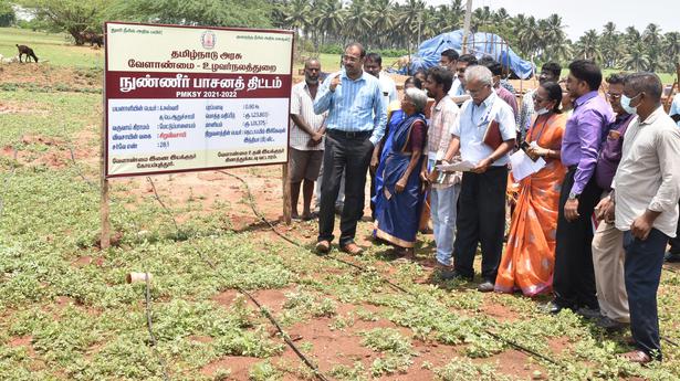 Coimbatore Collector visits farms, distributes subsidies