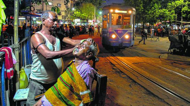 Iconic Kolkata tram begins its trundle towards sunset