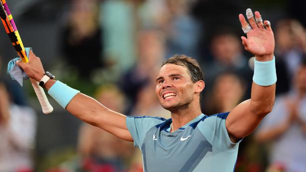Nadal returns from injury with straight-set win in Madrid Open
