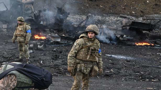 Russia-Ukraine crisis live updates | Russian forces blow up gas pipeline in Kharkiv