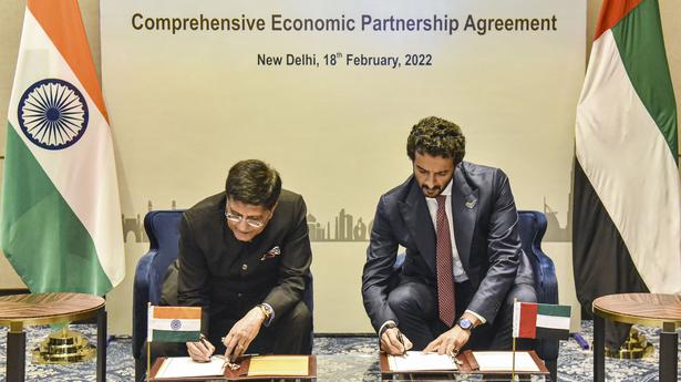 The Comprehensive Economic Partnership Agreement between India and the UAE