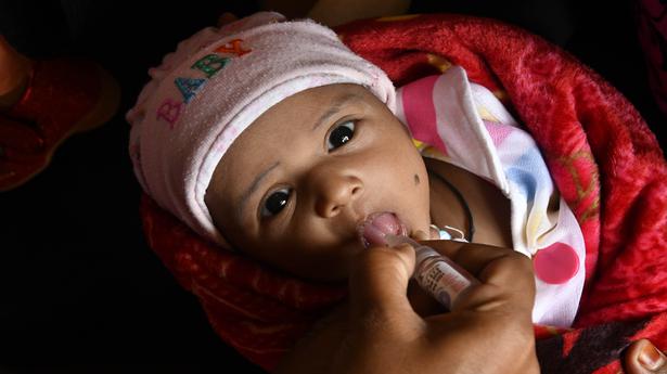 Polio immunisation drive in Telangana from 8 a.m. to 8 p.m. on Sunday