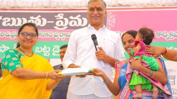 Telangana Health Minister leads menstrual hygiene drive from the front