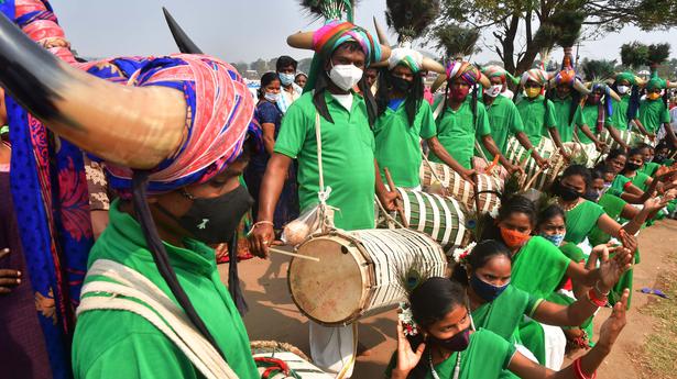 Adivasi Kommu Koya artistes add zest to tribal fair