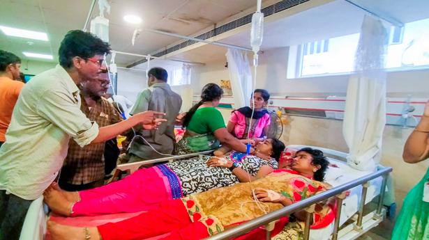 178 employees fall sick after inhaling poisonous gas at Anakapalli in Andhra Pradesh