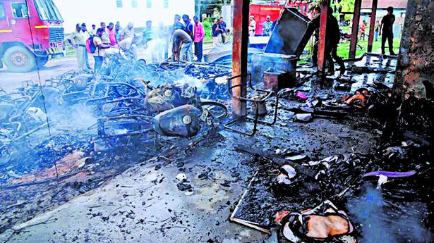 Accused in Assam police station arson dies in ‘accident’