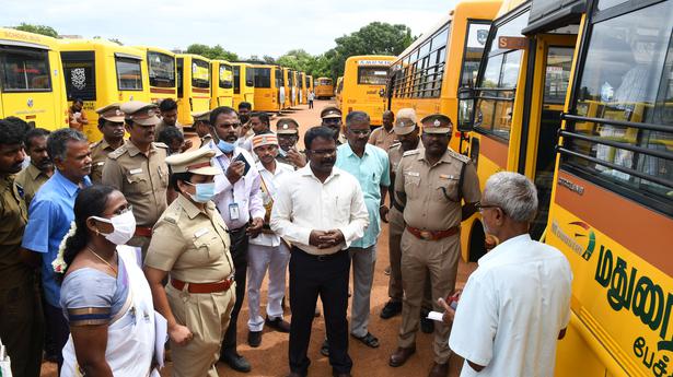 Annual inspection of school buses conducted