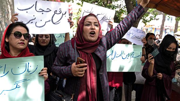 Afghan women demand education and work at Kabul protest