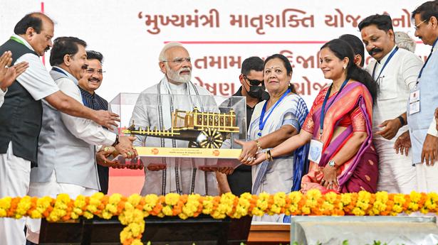 PM Modi launches development works in Gujarat, nutrition scheme for women