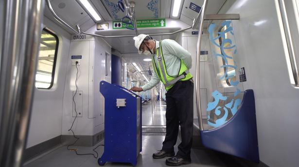 Now, ozone-based sanitation in Hyderabad metro rail coaches