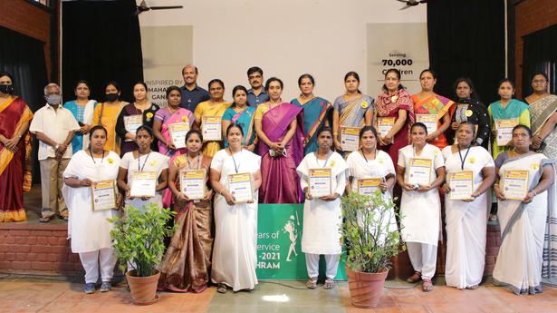 Shanti Ashram honours 110 women frontline leaders in Coimbatore
