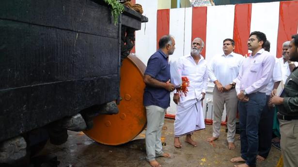 Trial run of renovated temple car in Udumalpet soon, says Minister