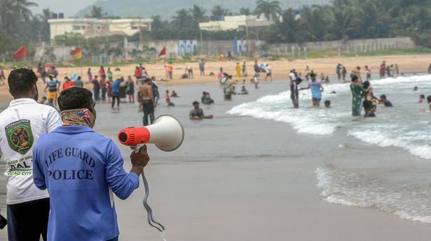 After series of drowning incidents, community guards step up vigil at Rushikonda Beach in Visakhapatnam