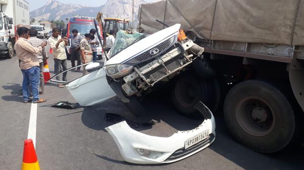 Four of family from Vizag killed in road accident near Tirupati