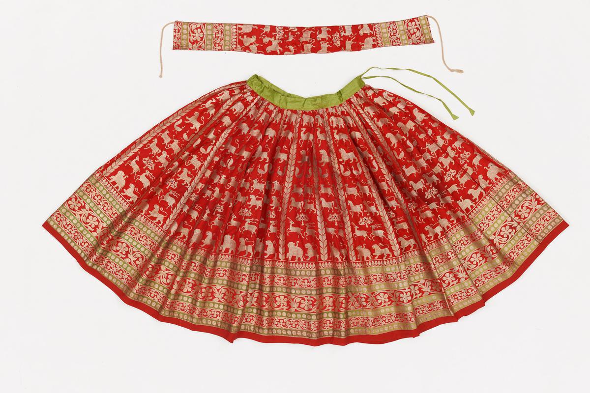 Shikargarh brocade skirt; Unknown; 20th Century