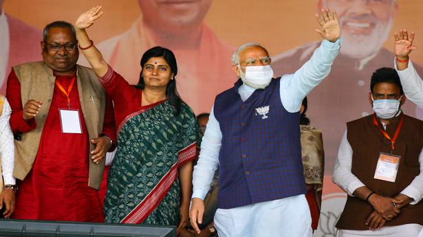 Uttar Pradesh Assembly elections | Modi lashes out at nepotism and ‘appeasement politics’ in Amethi, Prayagraj