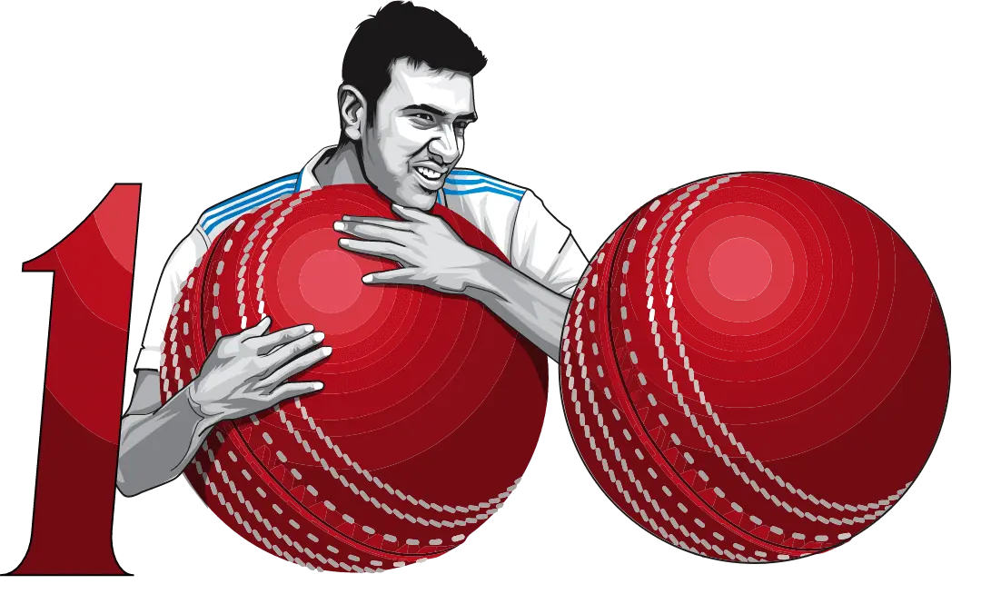 Ravichandran Ashwin's 100th test match