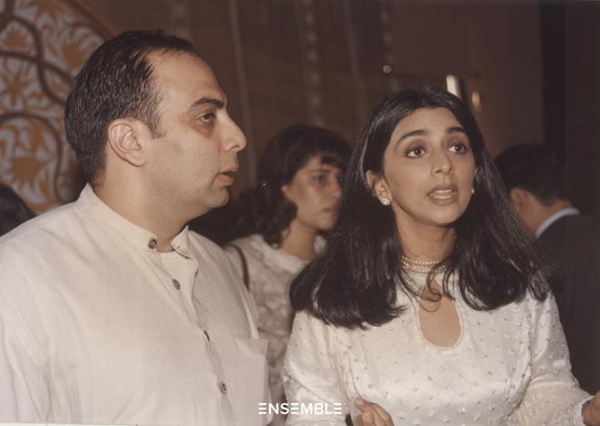 From the  Ensemble archives — Tina Tahiliani Parikh with her brother Tarun Tahiliani