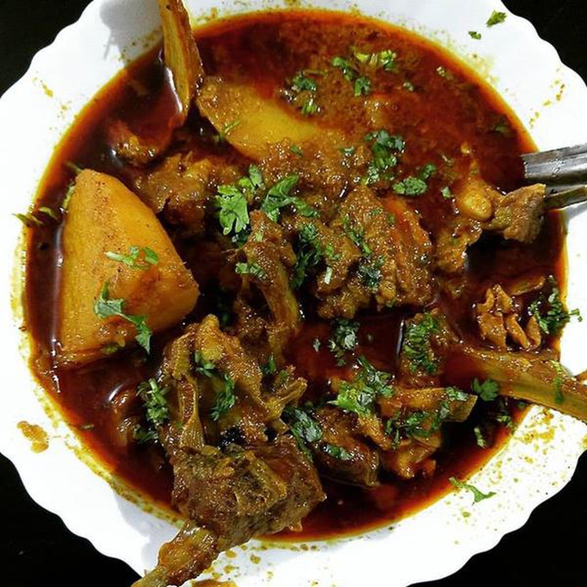 Baba’s Sunday mutton curry
