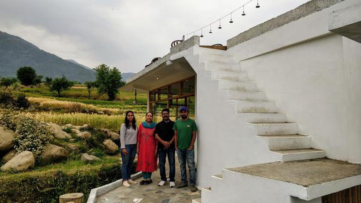 The Dikona family: (left to right) Priyanka, Sunanda, Anil, Suraj