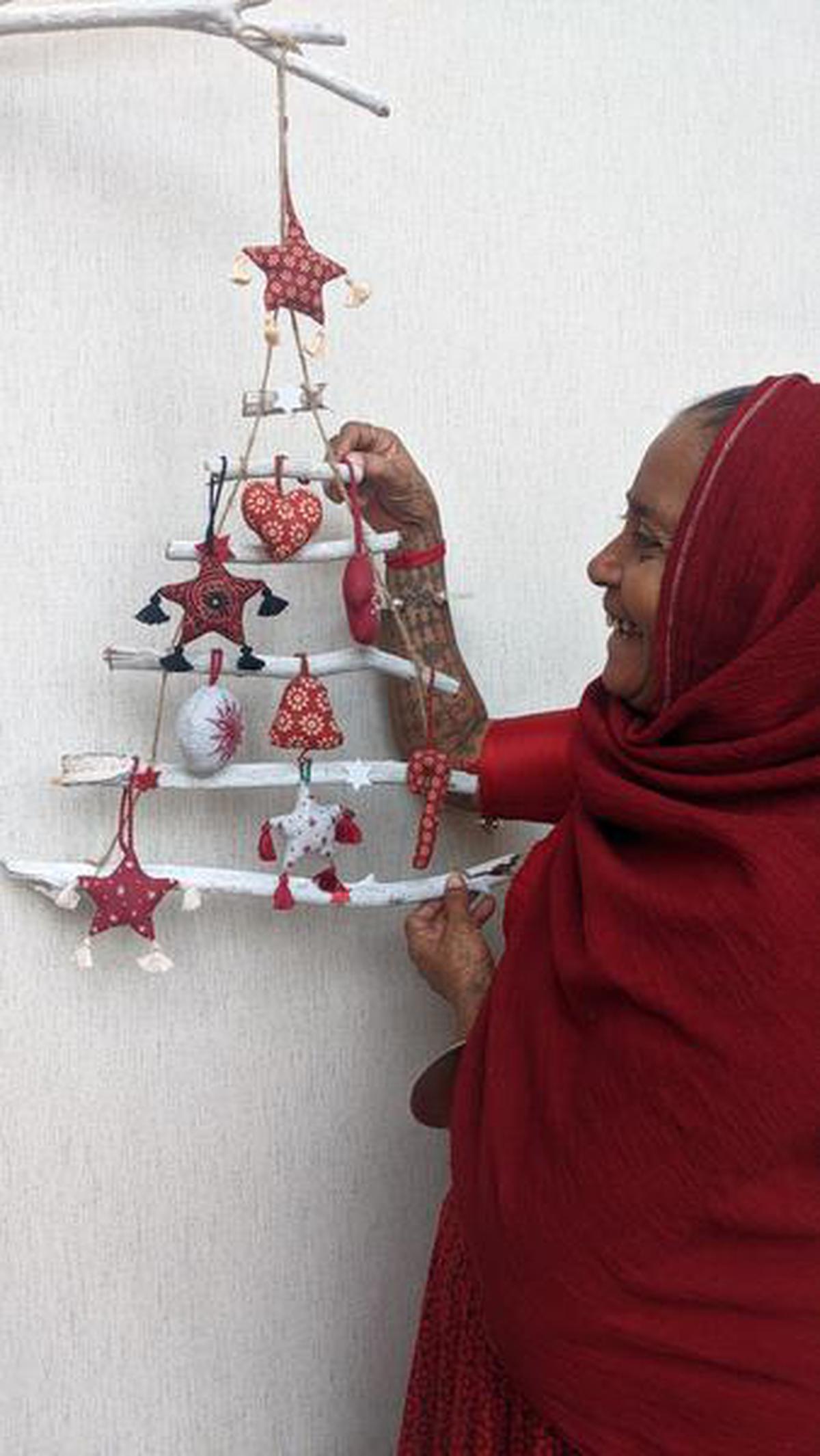 This Christmas, hang chocolate baubles, glossy veggies, and papier-mâché Santas, handmade by artisans across India