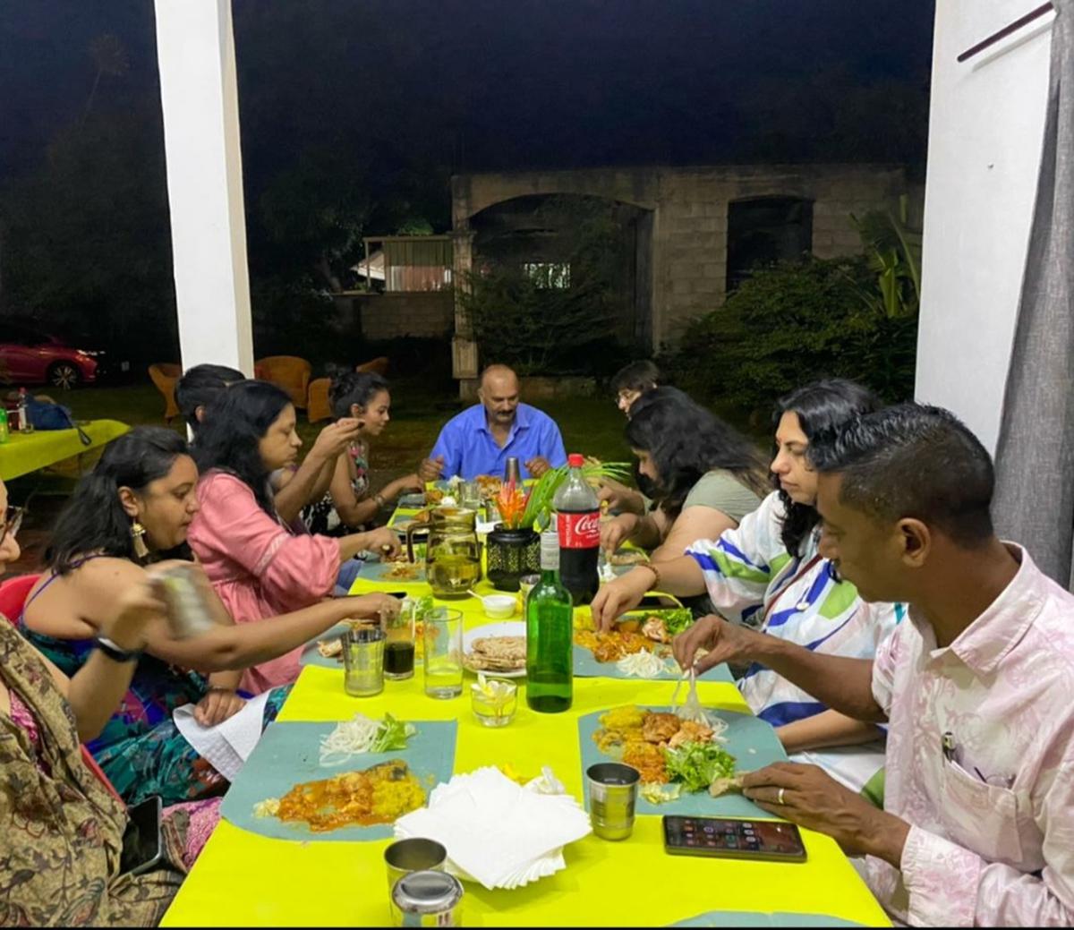 Dinner at the Bhujuns