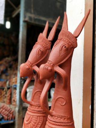 Bankura Horses from the potters colony