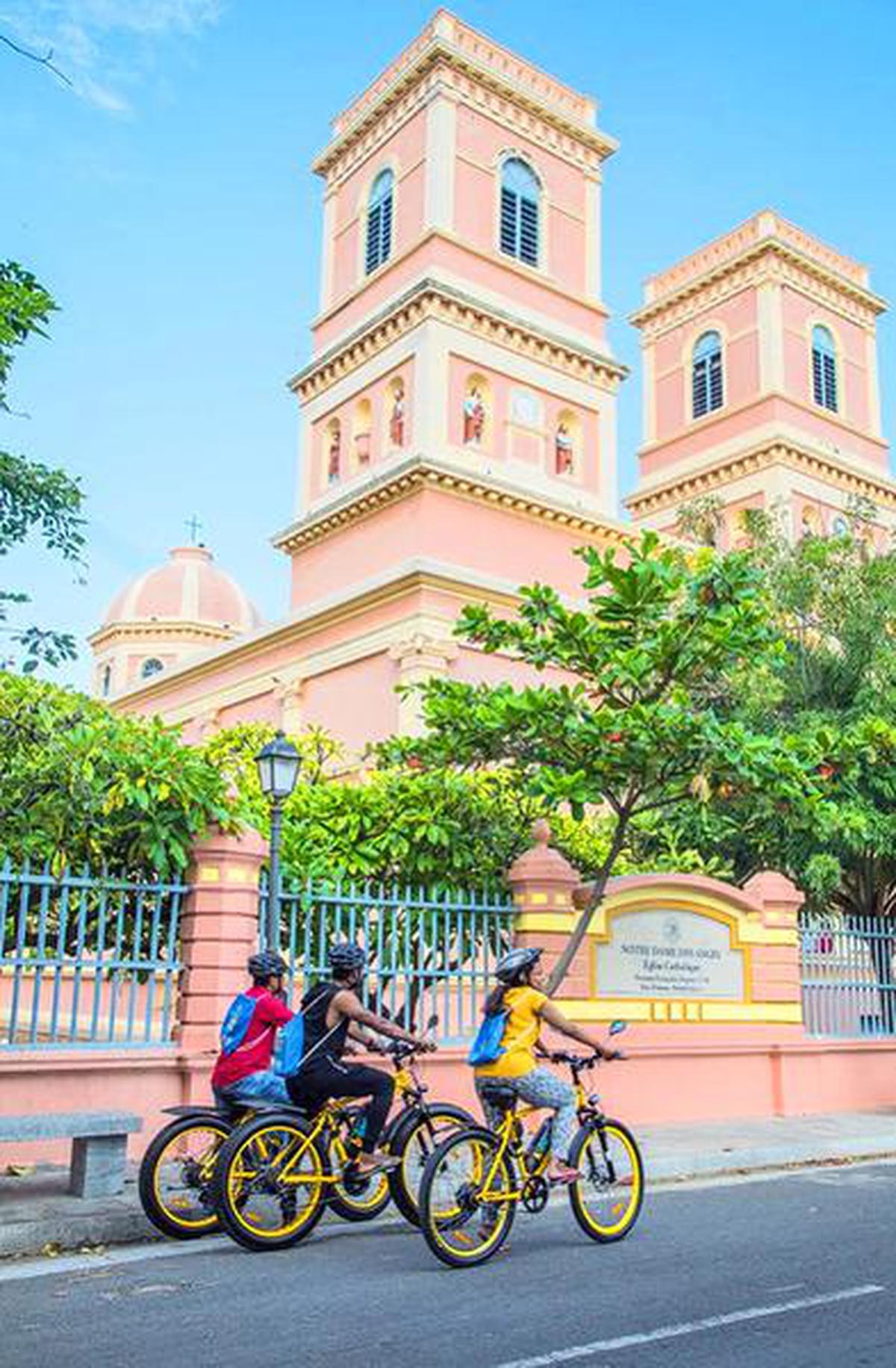 Cycle around Puducherry and indulge in local flavours and culture