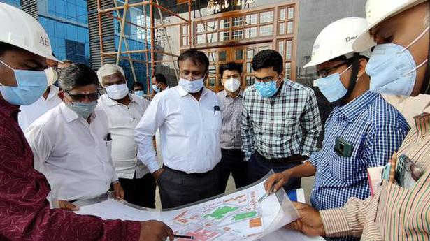Monitoring officer inspects works in Tiruppur