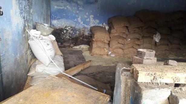 Elephants damage ration shop, houses near Valparai