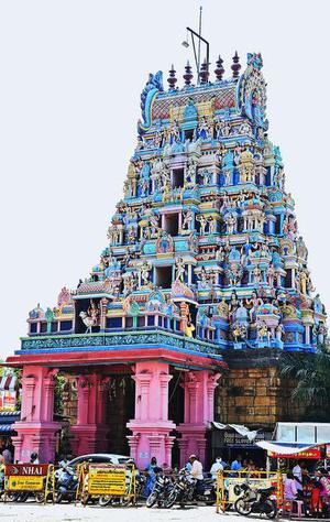 Perur Patteeswarar udanamar Pachainayaki Amman temple one of the six temples to be taken up under the Green and Clean Temple initiative.