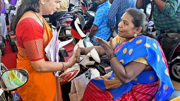 BJP is fighting proxy polls through AIADMK in State, says Kanimozhi