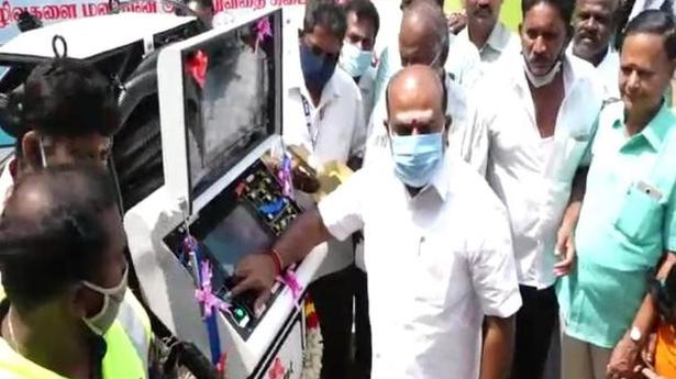 Tiruppur Corporation gets its first manhole cleaning robot