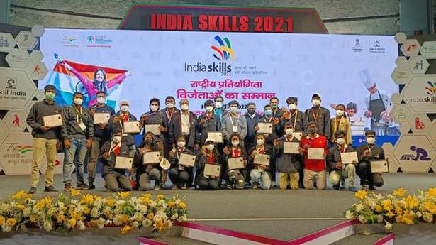 Bannari Amman Institute of Technology students win 12 medals in IndiaSkills competition