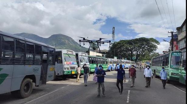 Drones being used to disinfect containment zones in Nilgiris