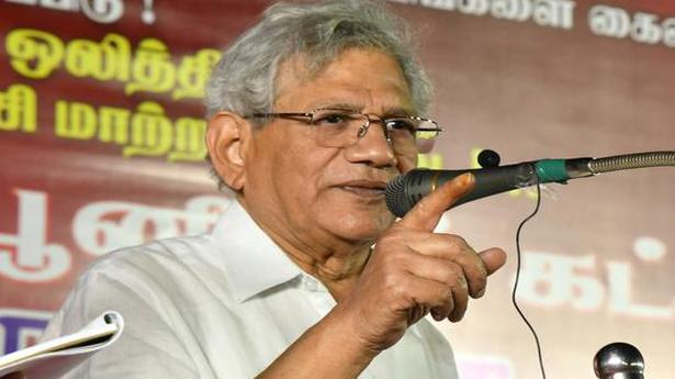 AIADMK complicit in BJP’s hate policies, says Yechury