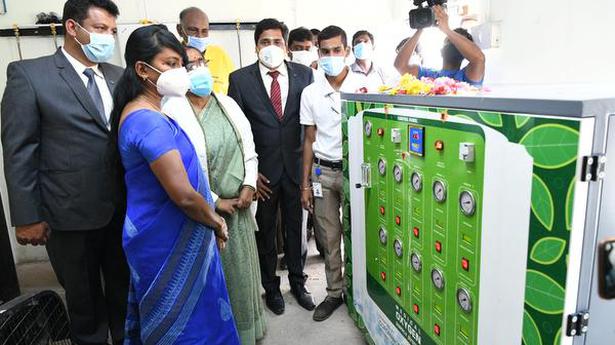 Two oxygen generators donated to the Nilgiris