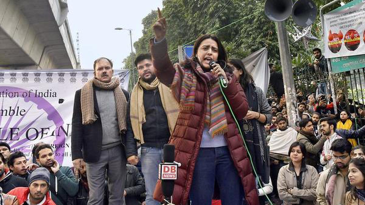 Agitations continue in the city on New Year's Day; Swara Bhaskar attends  protest at Jamia - The Hindu
