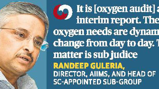 Guleria terms oxygen audit report ‘interim’