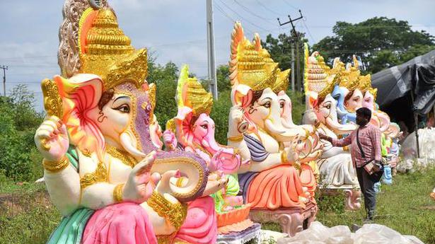 No immersion of Ganesh idols made of PoP in Hussain Sagar, other lakes: HC to Telangana government