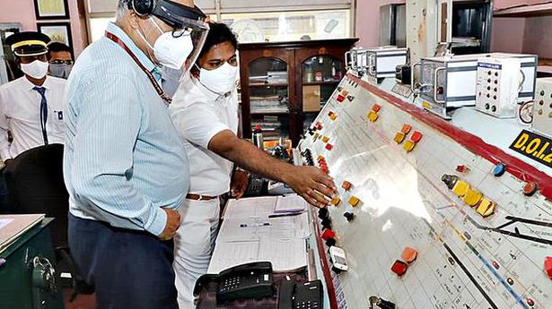 SCR General Manager inspects Vijayawada division