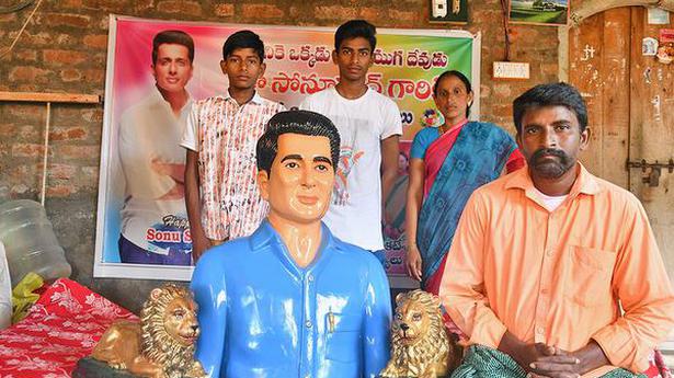 Life-size admiration for ‘real-life’ hero