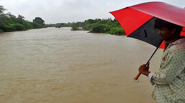 Girl swept away in flood waters in Telangana