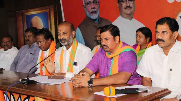 BJP ready to join TRS to Delhi on paddy procurement: Sanjay