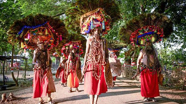 Adilabad village comes alive with Gusadi tribal dance