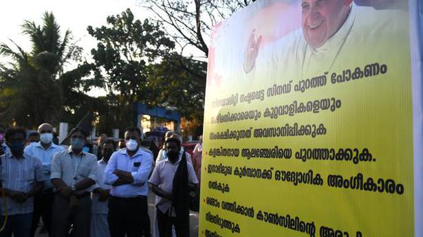 Over 100 priests stage fast in front of Cardinal’s residence