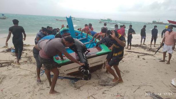 Trail of destruction in Lakshadweep