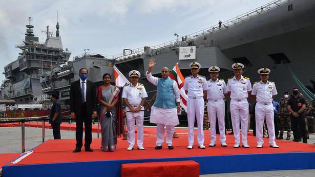 India’s first Indigenous Aircraft Carrier will be commissioned next year, says Rajnath Singh