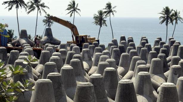Tetrapod making at Chellanam to reach full swing in mid-March